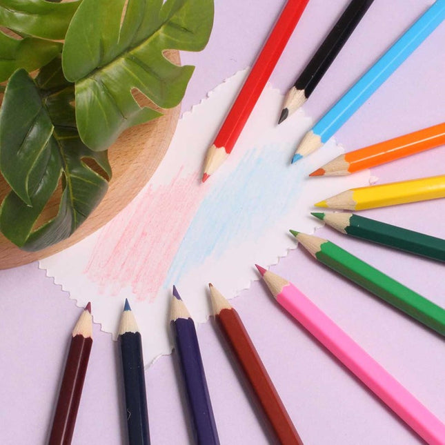 12 Half Sized Colouring Pencils