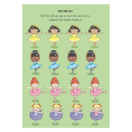A4 Mermaid/Ballerina Sticker Activity Book