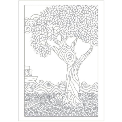 A5 Spiral Advanced Colouring Book