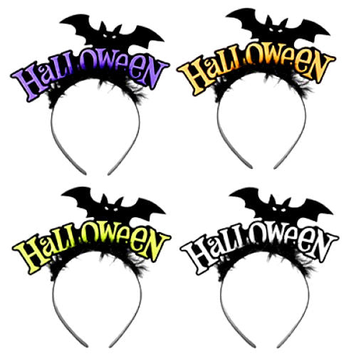 Halloween Bat Headband