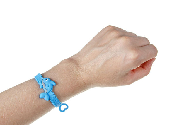 6 Adjustable Sealife Rubber Bracelets