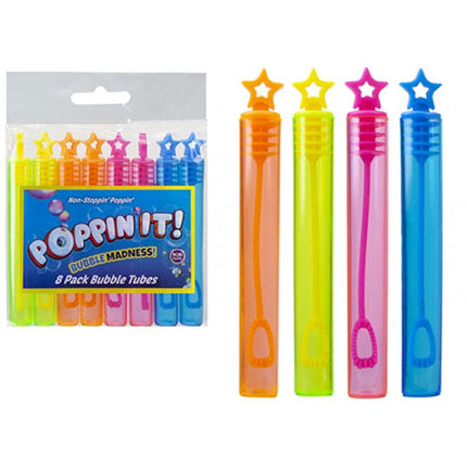 8 Neon Star Bubble Tubes