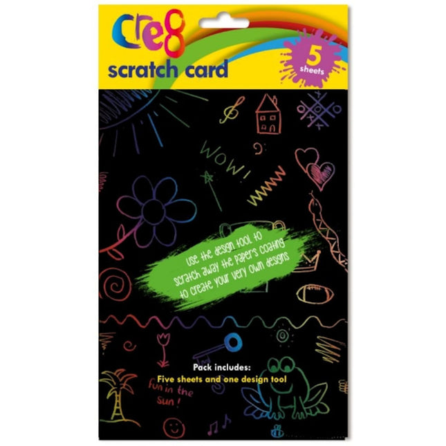 5 Scratch Card A5 Sheets