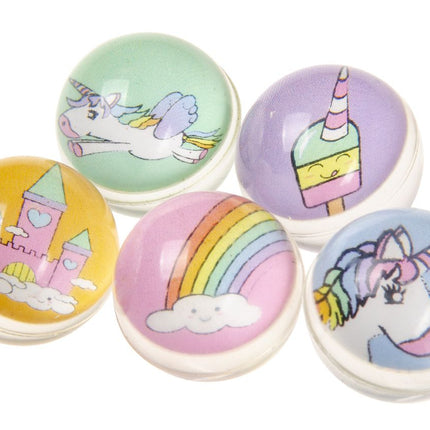 50 Unicorn 32mm Bouncy Balls