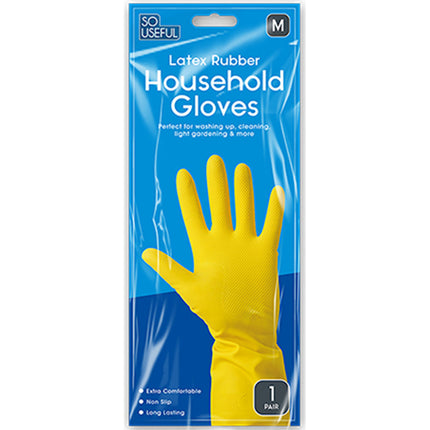 Medium Latex Household Gloves