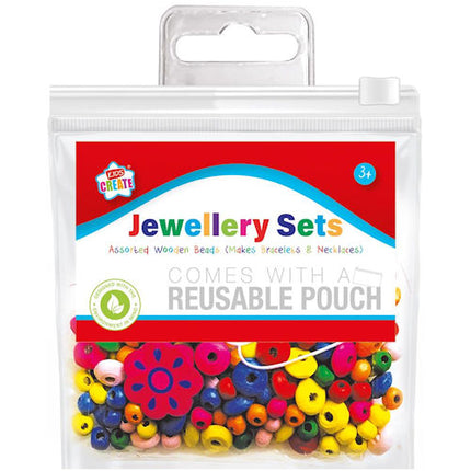 Wooden Bead Jewellery Set