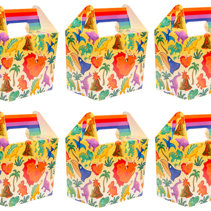 6 Dinosaur Party Food Lunch Boxes