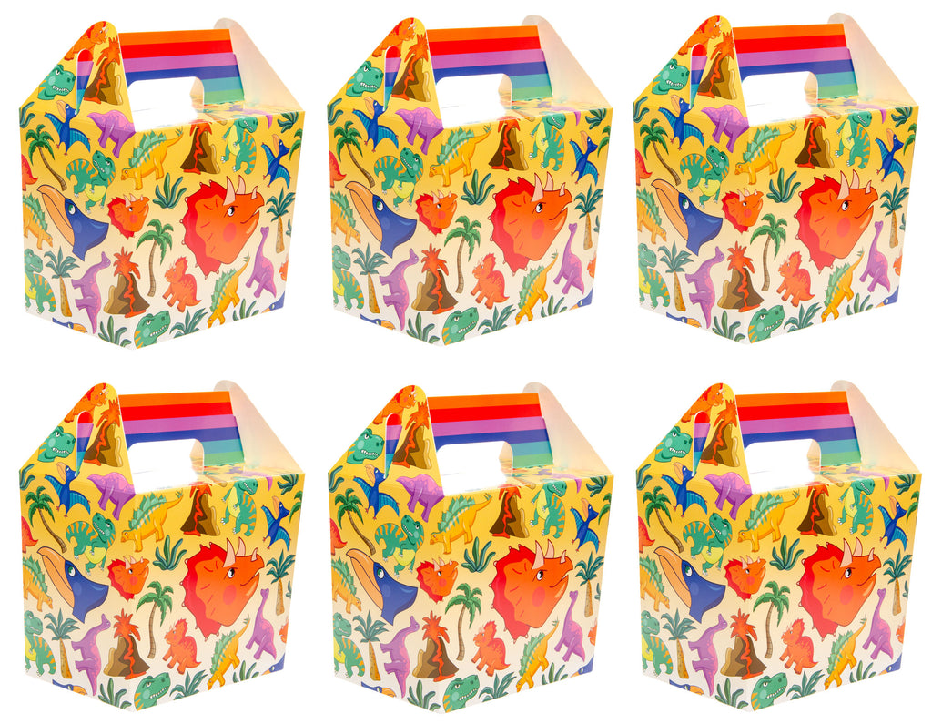 6 Dinosaur Party Food Lunch Boxes