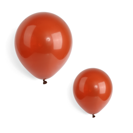 50 Pearlised Brown 12" Latex Balloons