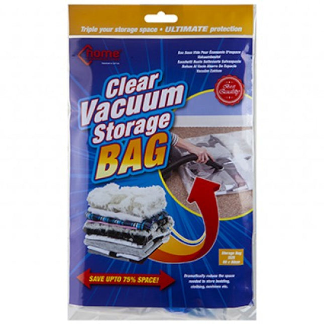 Medium 60 x 80cm Clear Vacuum Storage Bag