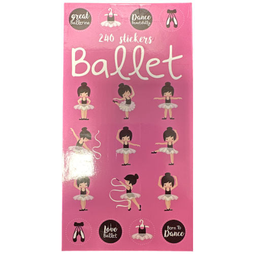 Ballet Sticker Book - 240 Stickers Fun Designs Reward Stickers Kids ...