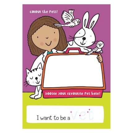 A4 Girls Big Dreams Activity Doodle Book