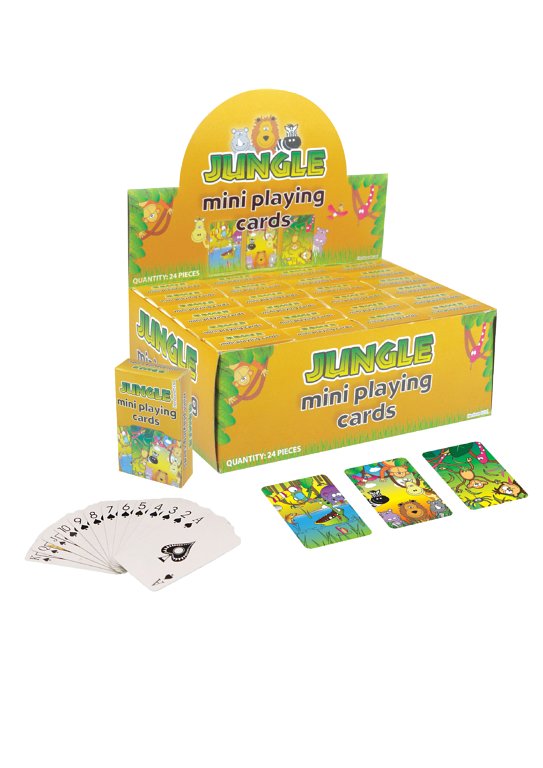6 Jungle Miniature Playing Card Sets