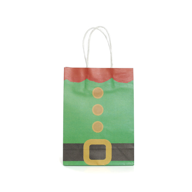 6 Elf Suit Paper Party Bags