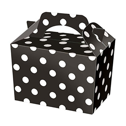 10 Black Polka Dot Boxes