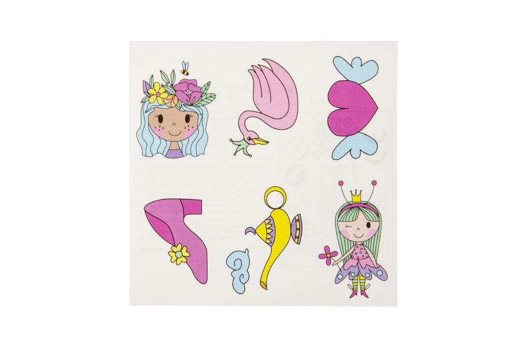 Princess Tattoo Sheet