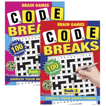 A4 Code Breaks Book