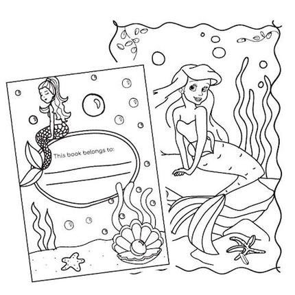 A4 My Magical Mermaid Colouring Book