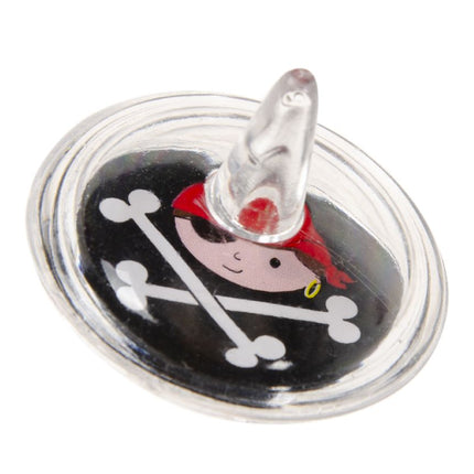 12 Pirate Spinning Tops (Bag)
