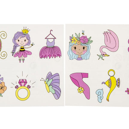 Princess Tattoo Sheet