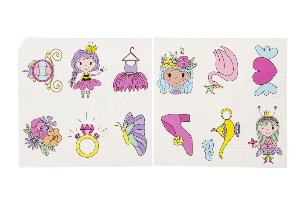 Princess Tattoo Sheet