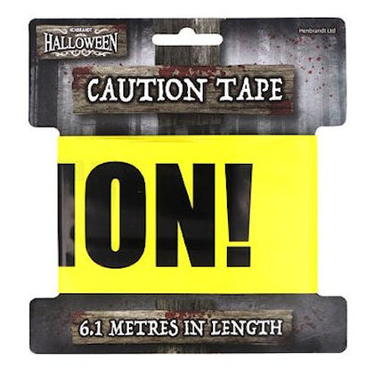 Halloween Yellow Warning Tape