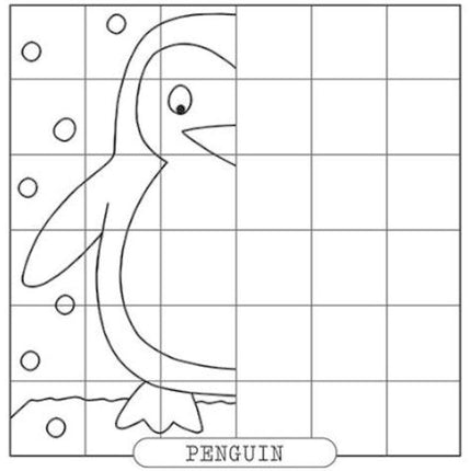 Square Mirror Drawing Activity Book
