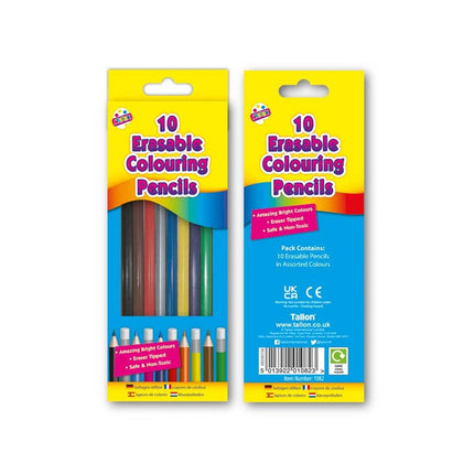 10 Erasable Colouring Pencils
