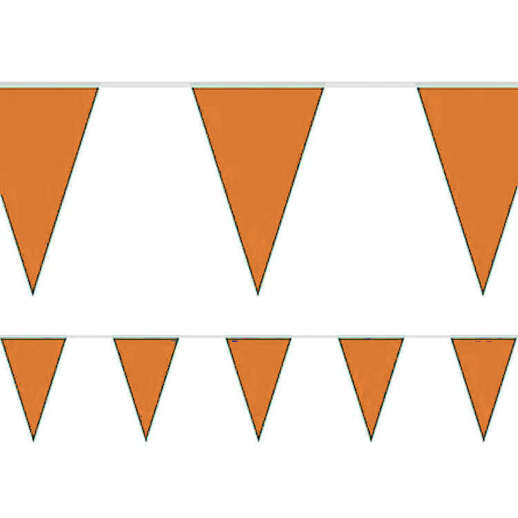 Orange 10m Triangle Bunting