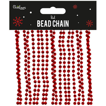 Red Bead Chain - 2.7m