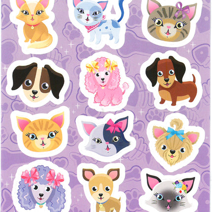 6 Cats & Dogs Sticker Sheets