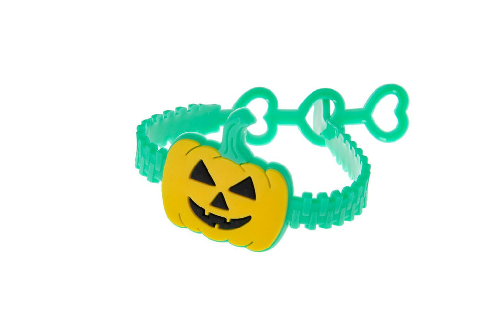 6 Adjustable Halloween Rubber Bracelets
