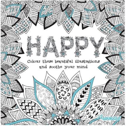 Beautiful Happy Advanced Colouring Book