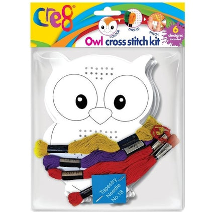 Fox/Owl Cross Stitch Kit