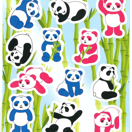 6 Panda Sticker Sheets