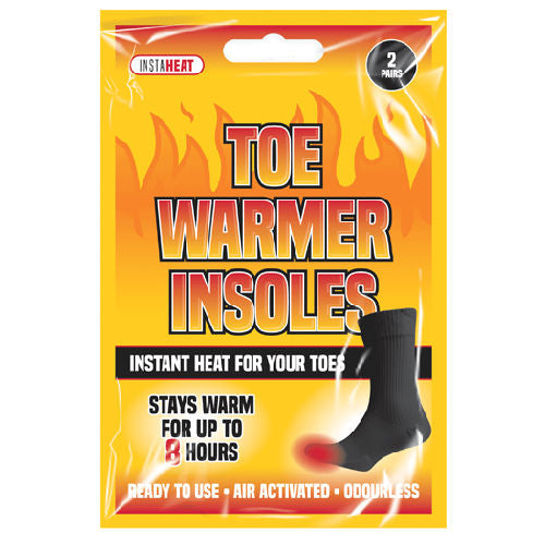 2 Instant Heat Toe Warmer Insoles