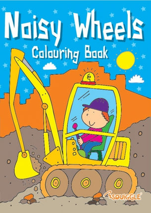 Space/Noisy Wheels Colouring Book