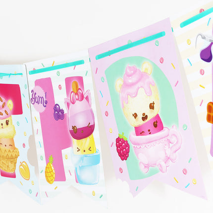 Num Noms 'Any Age' Happy Birthday Banner