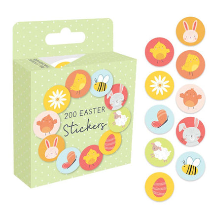 200 Easter Sticker Roll
