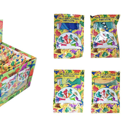6 Dinosaur Self-Inflating Handheld Balloons