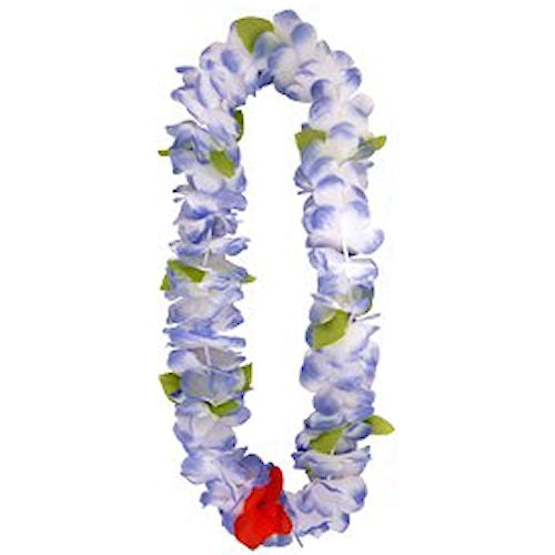 Blue Hawaiian Flower Lei