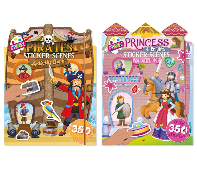 Colouring Sticker Activity Book
