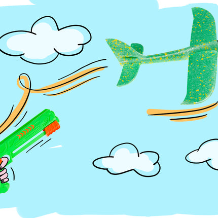 Jumbo Airplane Launcher Toy