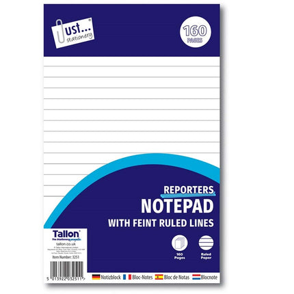 160 Sheet Reporters Lined Notepad