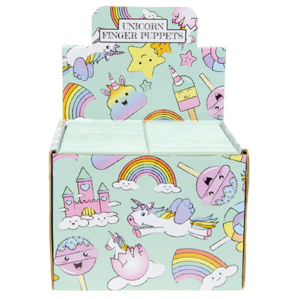 6 Unicorn Finger Puppets