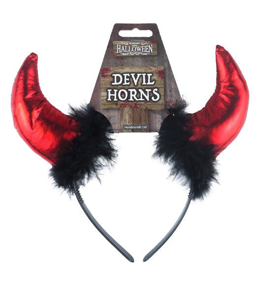 Red Devil Horn Headband