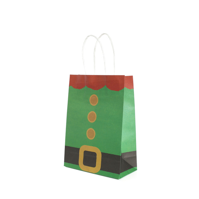 6 Elf Suit Paper Party Bags