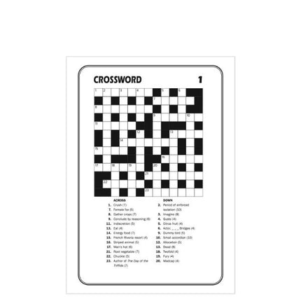 A5 Mega Crossword Puzzle Book