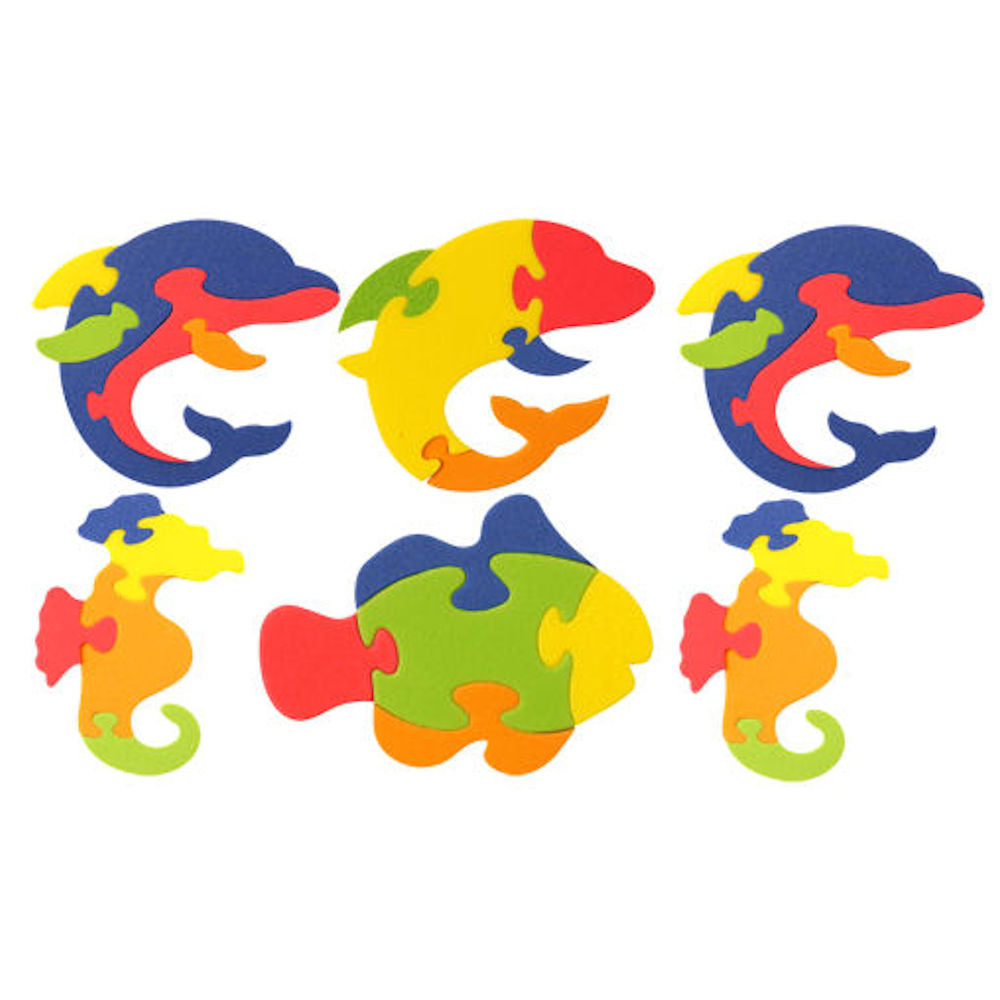 6 Foam Animal Puzzles