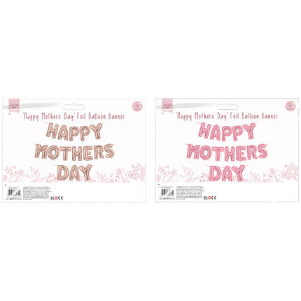 Happy Mothers Day Foil Balloon Banner